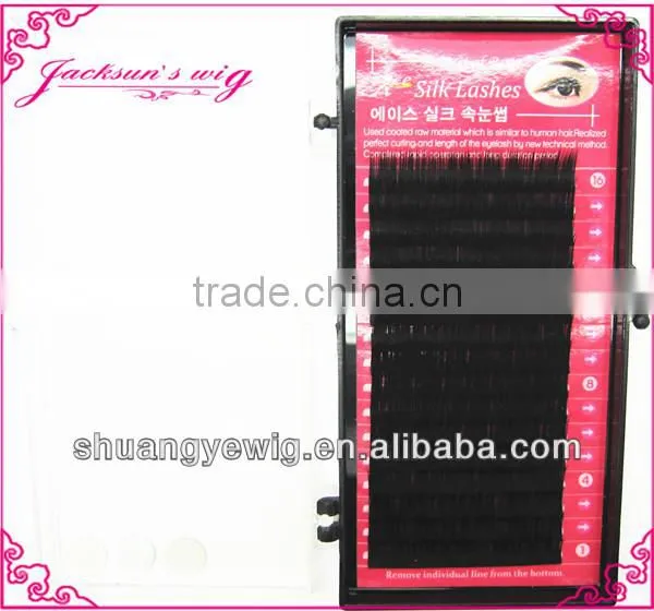 wholesale silk eyelash extension, sexy false Korea import eyelash extension top quality