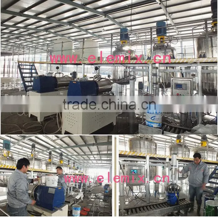 EBM Series basket mill for coating and paint for high viscosity materials