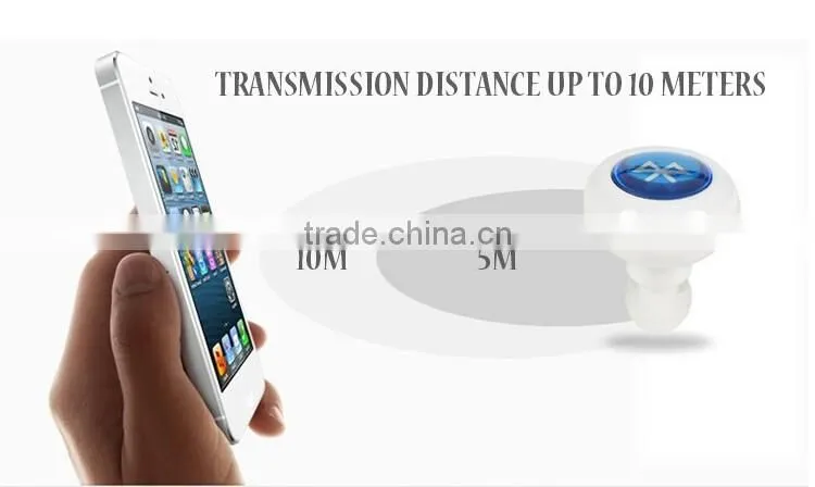 Smallest Bluetooth Wireless In-Ear Headphones Headset Stereo Earphone