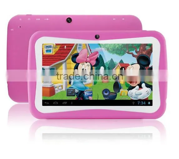 Cheap NEW 7inch Kids Tablet PC With Children Educational Apps RK3126 Quad Core 8G ROM Android 5.1 Camera PAD for Children