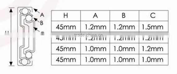 Soft close Ball bearing drawer glides YD-HG410