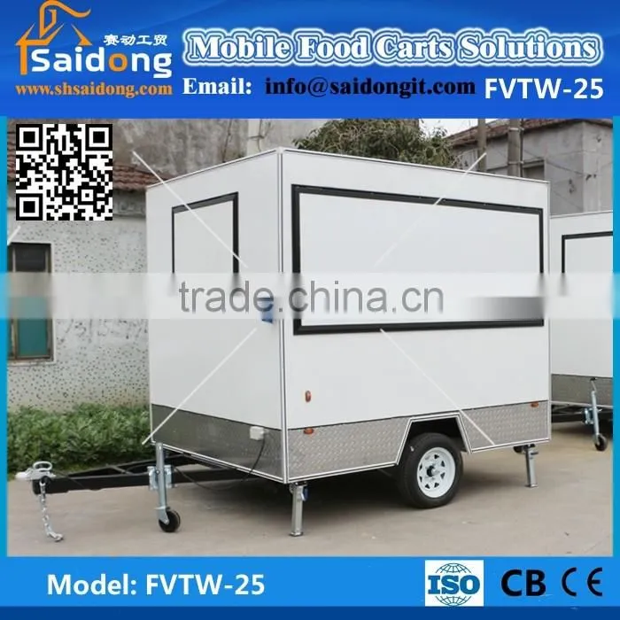 New style new shape food truck fast food van/hamburgers carts food cart for sale
