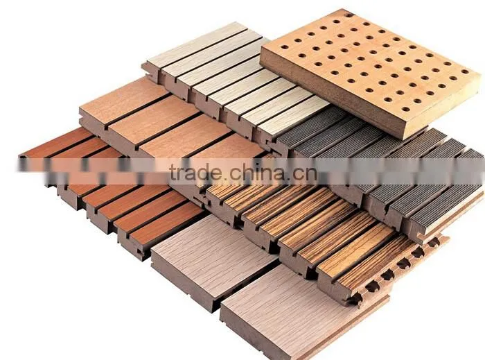 Sound Proof Celotex Board MDF Slotted Acoustic Panels for Studio