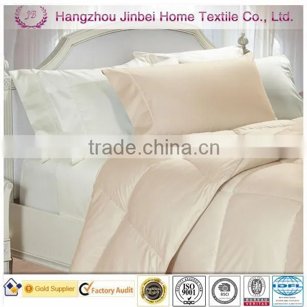 Sand white goose feather comforter