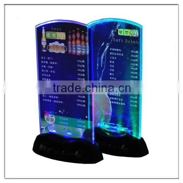 led table tent