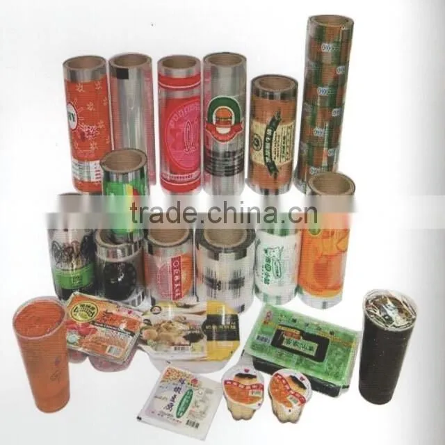 Food grade OEM Sachet Food Packaging Plastic Roll Film PET/OPP/PA/AL/PE/CPP Lamination Food Packaging Film