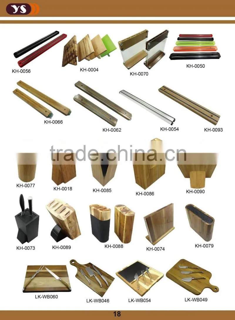 Customized wood surface heavy bamboo chopping board