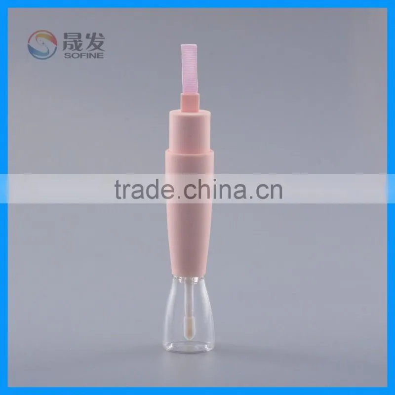 Sofine lip gloss containers with OEM Service plastic cosmetic tube packaging