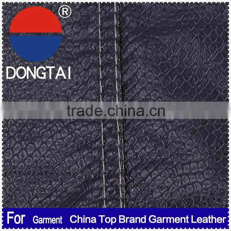 2015 NEW DESIGN IMITATION LEATEHR EMBOSSED LEATHER ANTI-HYDROLYSIS LEATHER GARMENT LEATHER