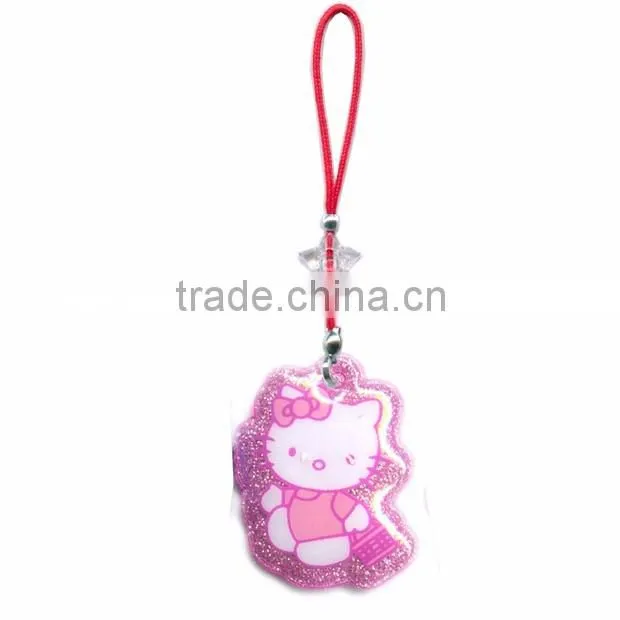 Wholesale Customized Cartoon Shaped Flocking PVC Phone Rub