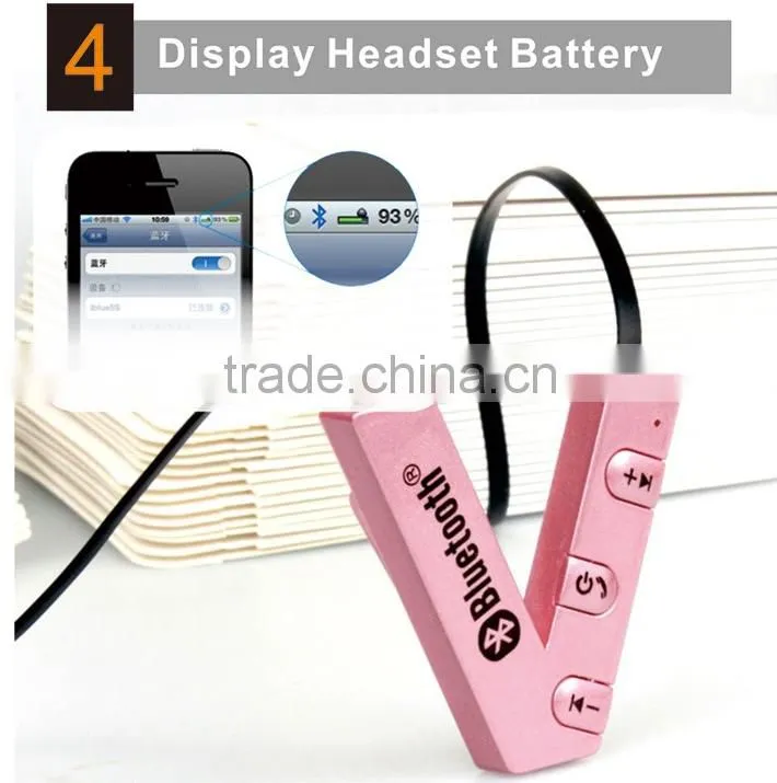 V4.1 Sports Stereo Bluetooth Wireless Headset Headphones With Excellant Deep Bass