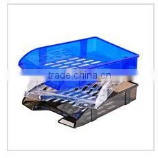 Multifunctional 2-layers Good Quality Plastic Office Organizer/file tray