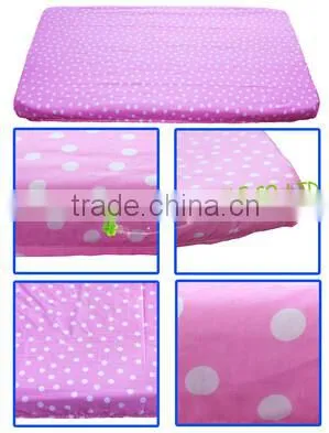 cartoon printing and soft baby crib sheet