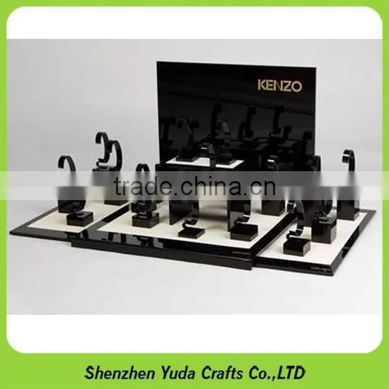 Retail shop used wooden watch stand MDF watch display counter