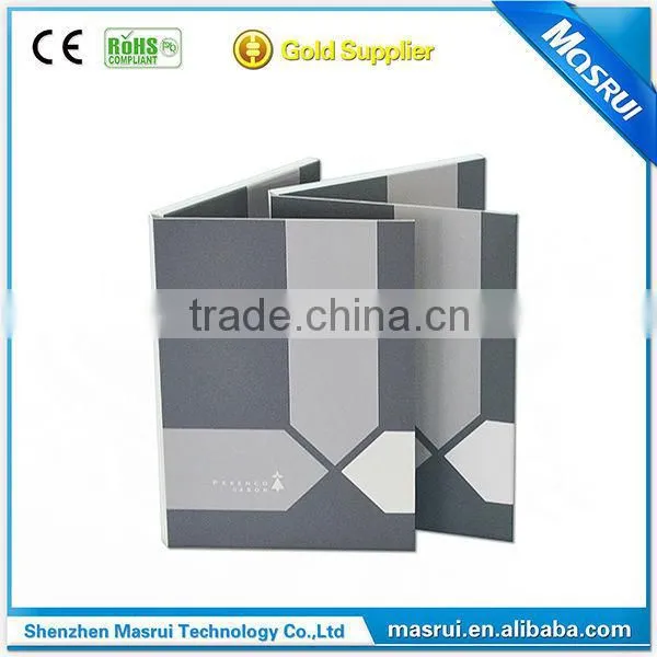 innovation product 4.3 inch LCD greeting card video in print invitation cards models