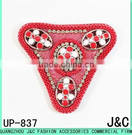 2017 New design Red Beaded sandals uppers