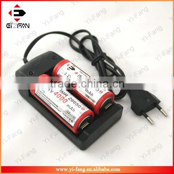 Price HG-1206Li 2 slot charger 26650 universal li-ion charger