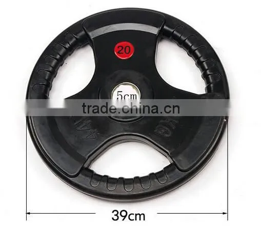 colored crossfit equipment Solid Rubber Olympic Bumper Plates