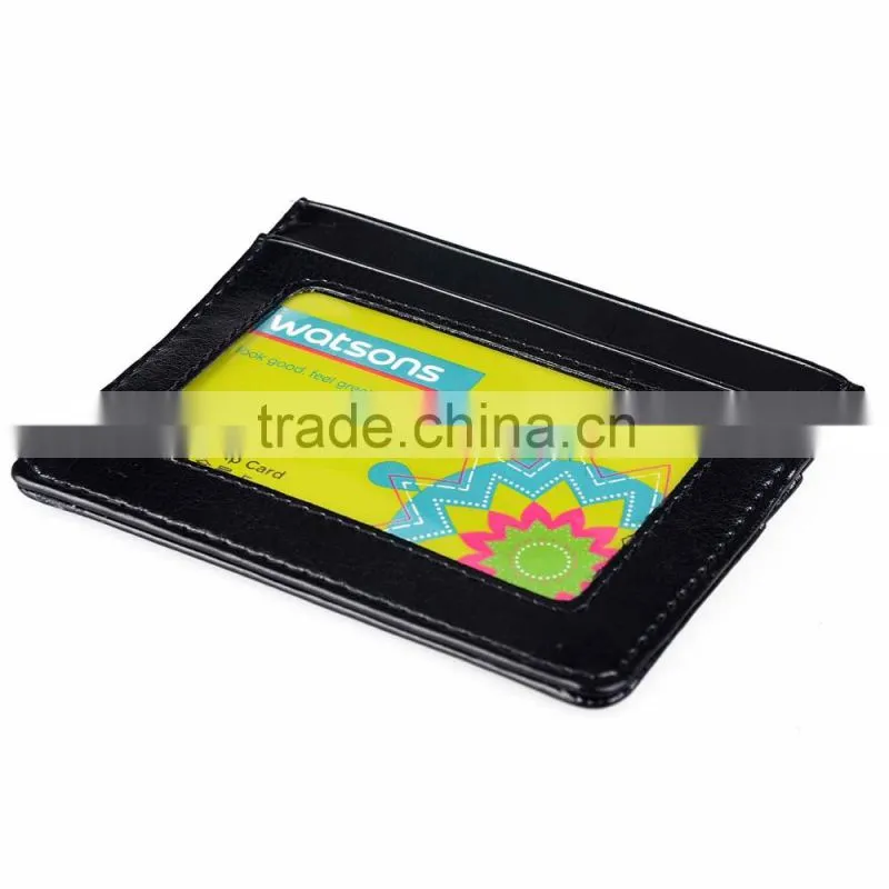 PU Leather Credit Card Holder/ID Card Holder for Promotion
