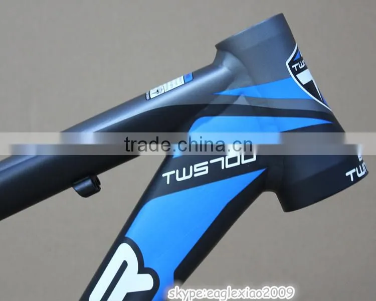 Glossy finshed Matte mountain bike frame finished Aluminum alloy 7005 cross country bike