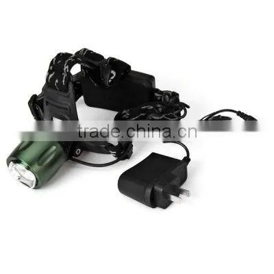 led rechargeable headlamp hiking aluminum led headlamps