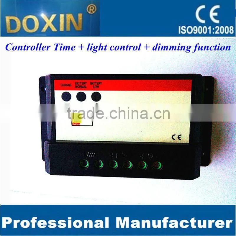 Solar Charge Controller Time + light control + dimming function