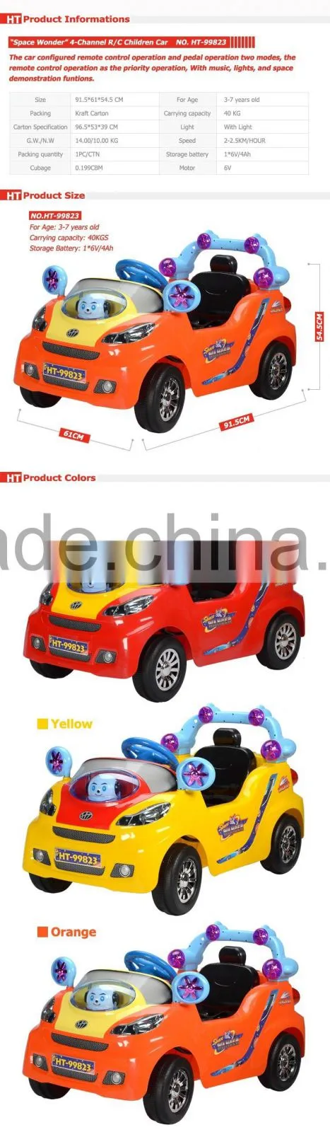 Hot Sale 4-ch Musical Sliding Ride on Toy Car Baby Car.children car .