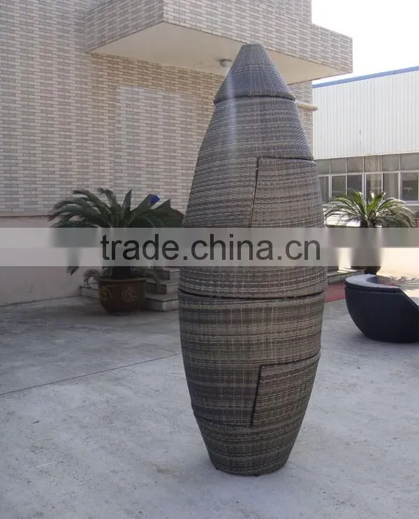 Unique Rattan Stacking Sofa Bullet Shape For Sale