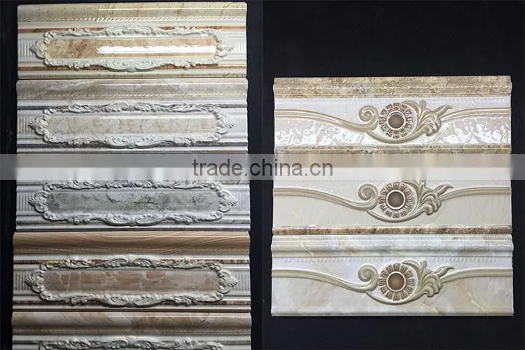 100X300 cheap decorative bathroom ceramic tile borders from Fuzhou