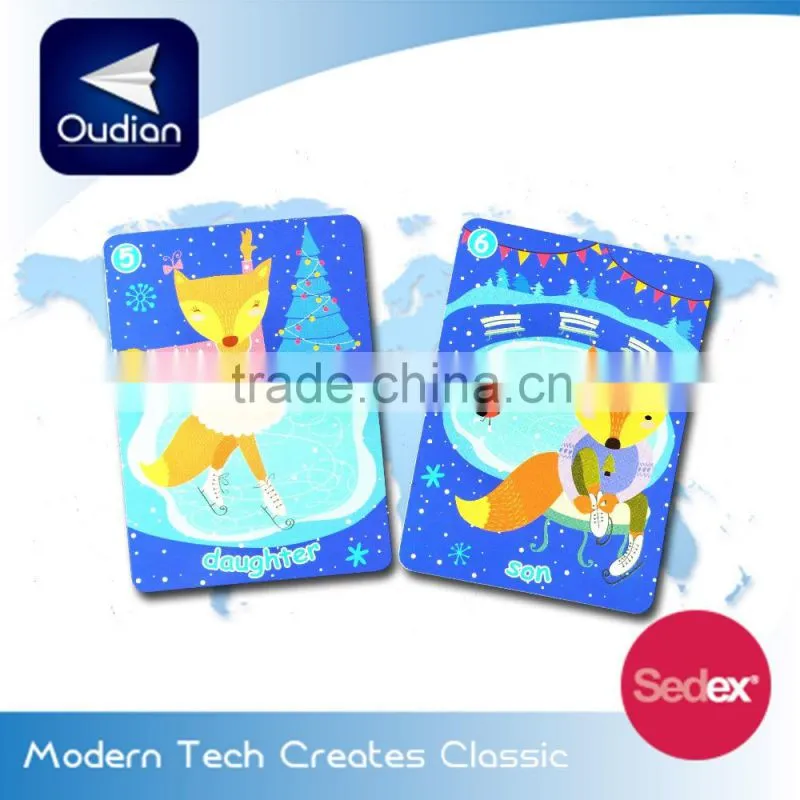 New design high quality memory card paper playing card