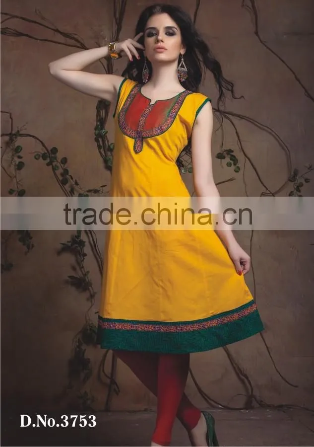 Pure Cotton Lahariya Style Printed Kurti
