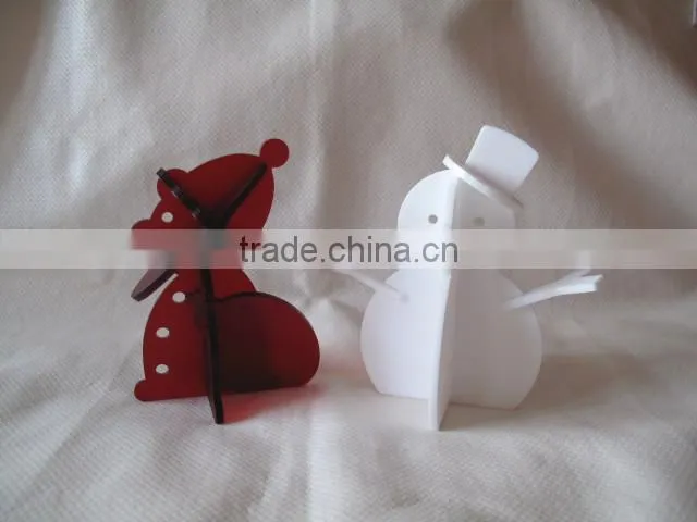 acrylic x'mas snow man Christmas Decoration