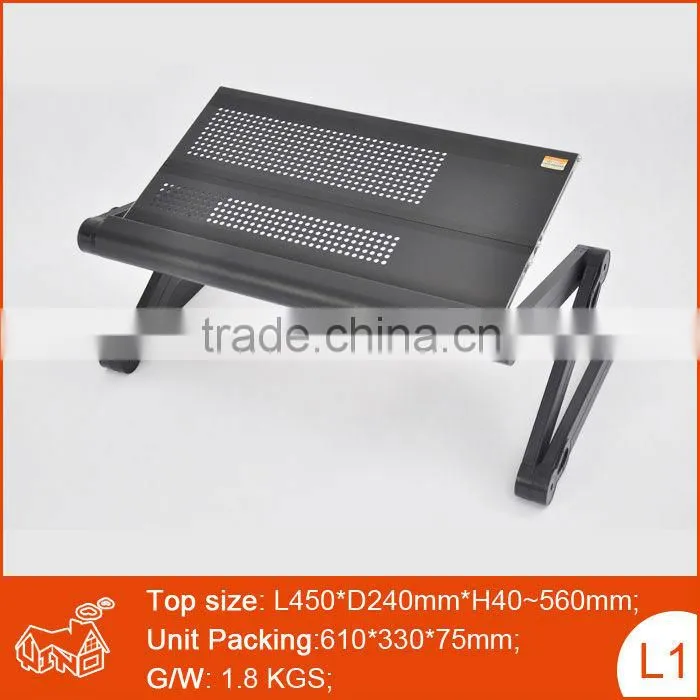 New design and hot sale portable folding laptop table stand desk bed sofa