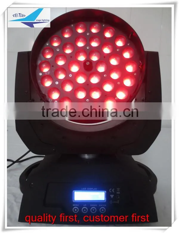 chinese import sites dmx 36x10w rgbw zoom moving head,led moving head zoom