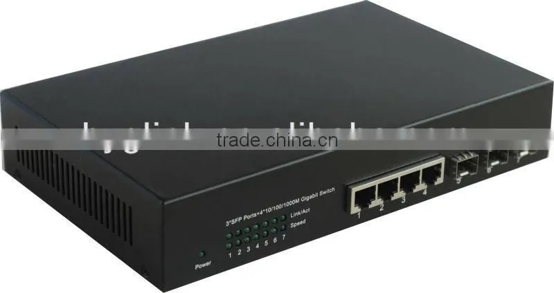 fiber optic media/video converter for network solution
