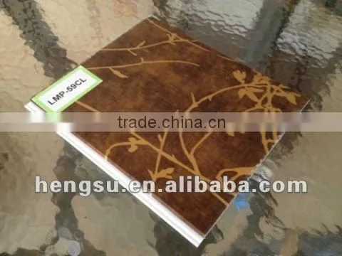 Wood finishing PVC stretch ceiling