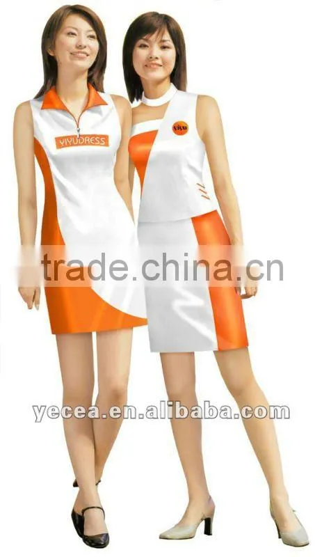 Hot selled sales ladies spandex Promotional uniform
