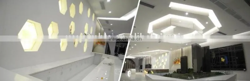Decorative material translucent resin panel , transmittance solid surface slab
