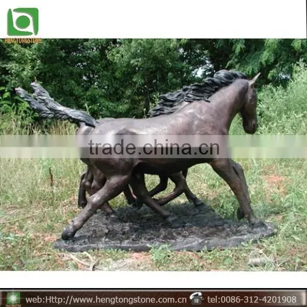 China supplier metal bronze knight large outdoor copper sculptures