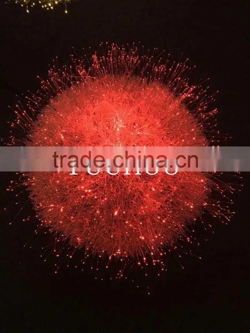 Fiber optic holiday / garden decoration light, fiber optic flower lighting in garden, park
