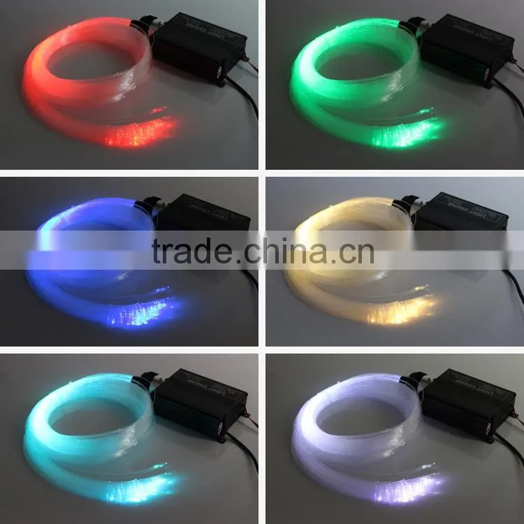 Fiber optic kits for ceiling decoration, fiber optic ceiling star lights for pool black fiber optic