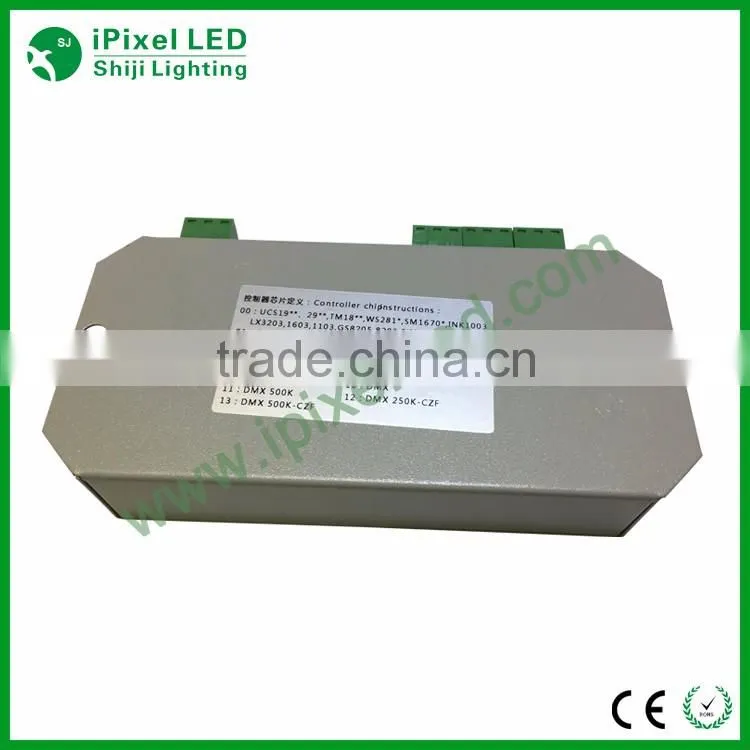 the lasted sd card led controller K-1000C full color ws2811, ws2801 dmx512