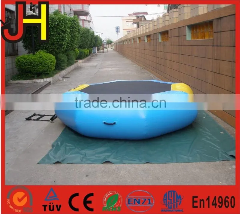 Top quality inflatable bungee trampoline, cheap water trampolines, aquatic inflatable trampoline
