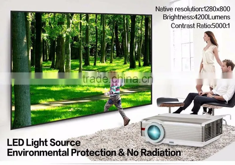4200Lumens projector full hd 1920x1080 led projector data show projector