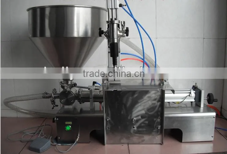 Semi automatic paste filling machine/thick paste filling machine/paste piston filling machine(Skype:shuliy218)