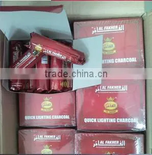 shisha charcoal coal and BBQ briquette