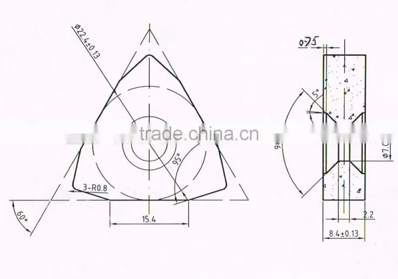 wholesale cemented carbide peeling inserts with low price
