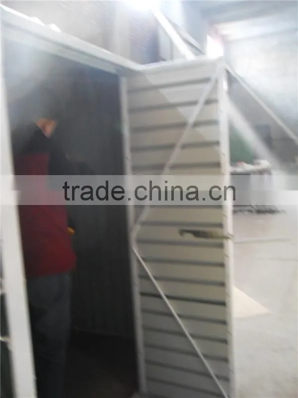 vertical hinged door metal storage shed