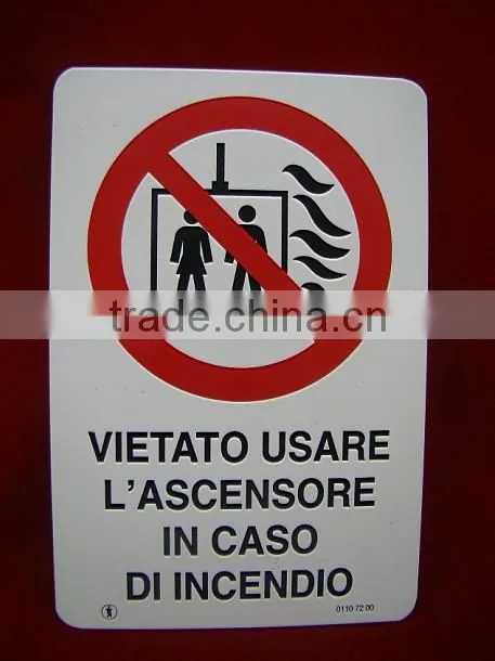 No tossing sign