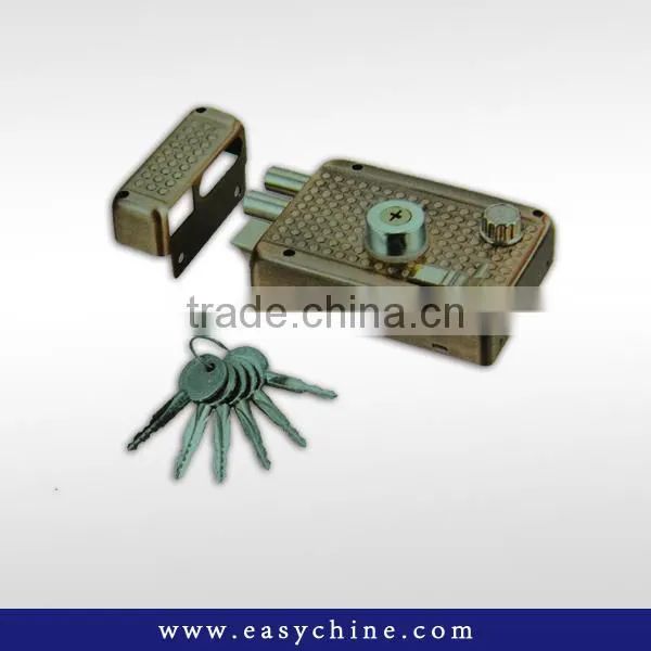 Chromium White Rim Latch Locks